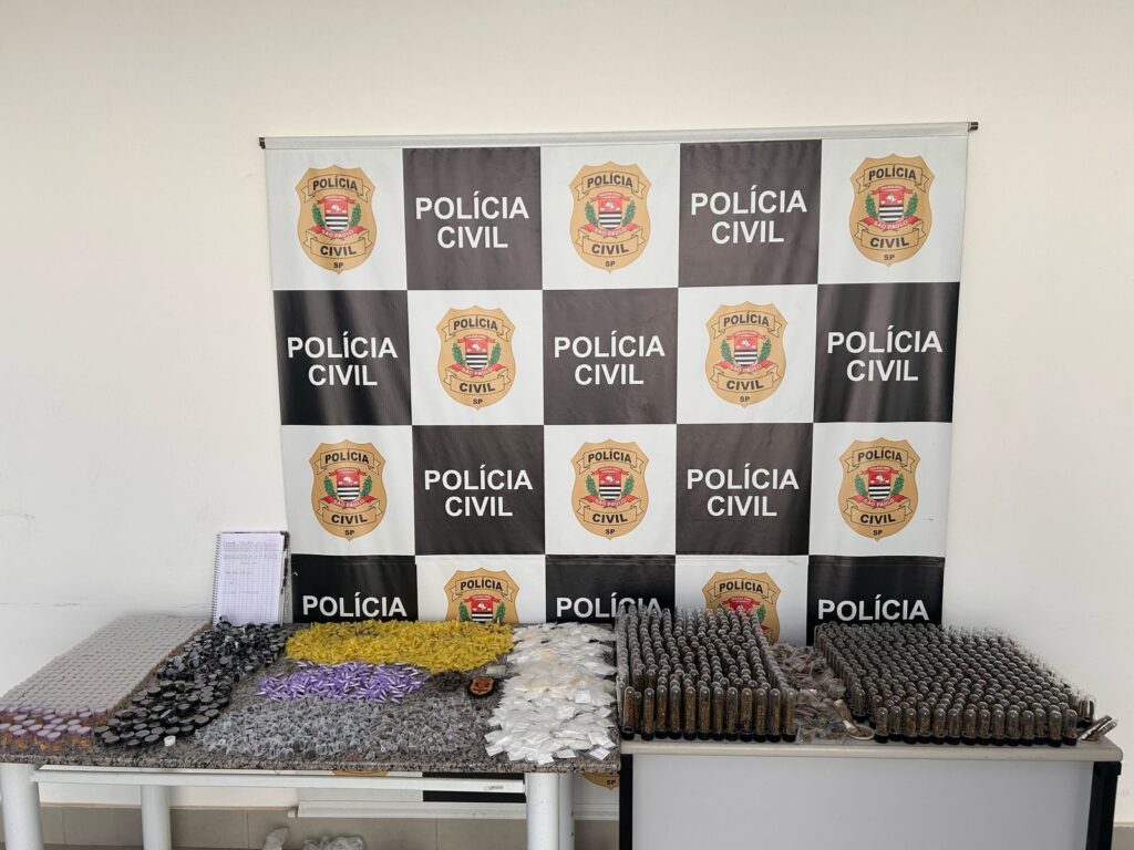 Drogas são apreendidas em Votorantim (Divulgação/Polícia Civil)