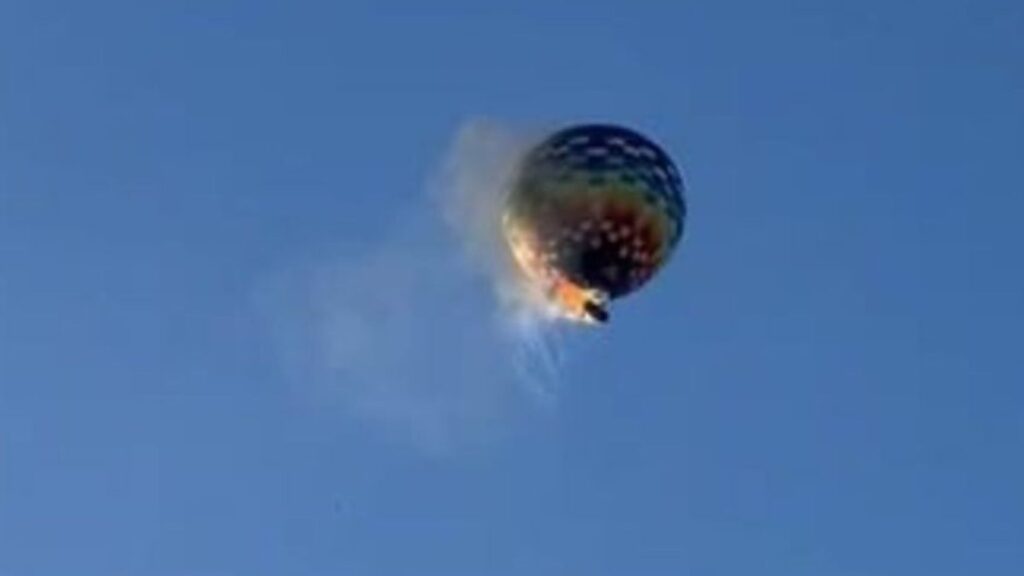 Oito pessoas morreram em acidente de balão (Reprodução/Redes Sociais)