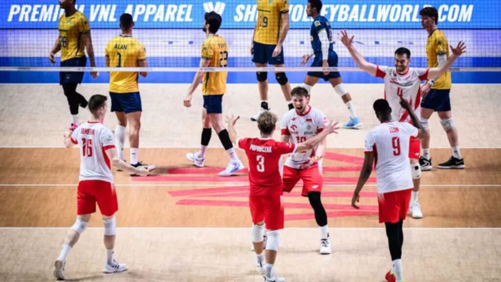Brasil perde para a Polônia na Liga das Nações (Foto: FIVB)