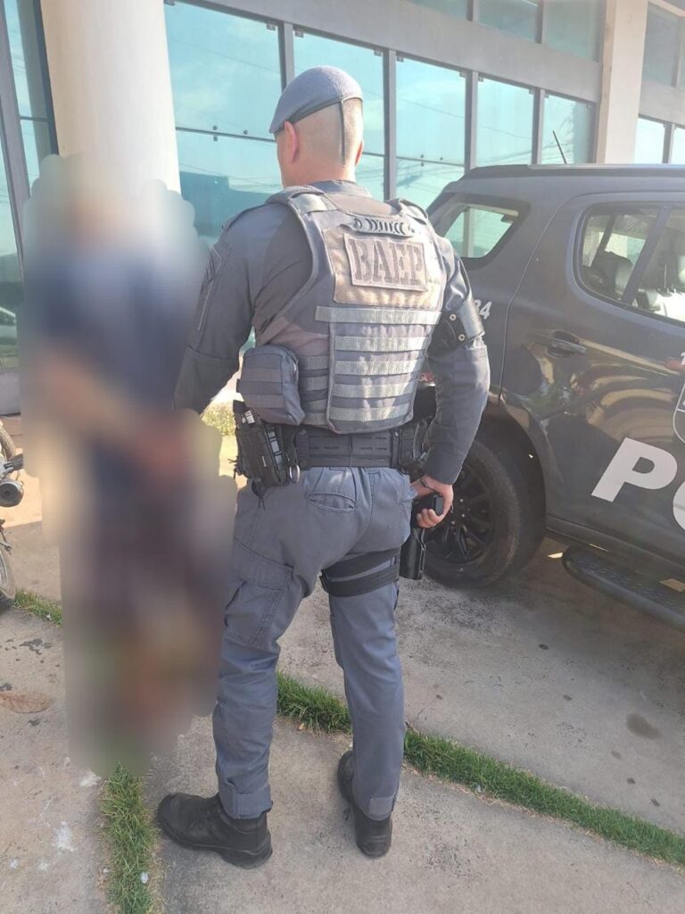 Polícia prende homem por tráfico (Divulgação/Assessoria)