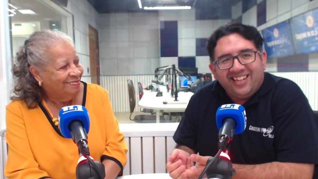 Profª Mazé Lima e Adriano Castor