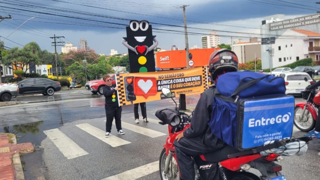 Ação da Semob (Secom/Divulgação)