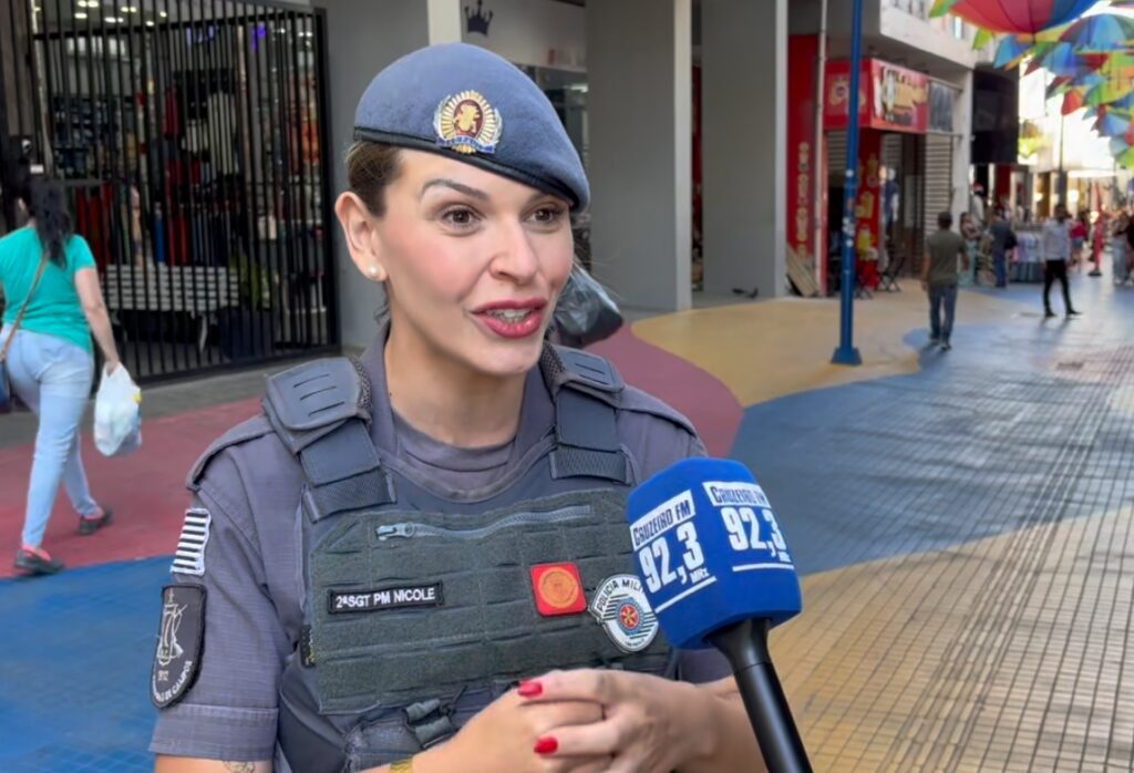 Policial Militar dá dicas de segurança (Vinicius Lara)