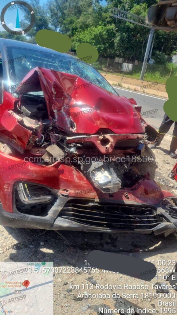 Motorista morre após bater em carreta estacionada na Rodovia Raposo Tavares, em Araçoiaba