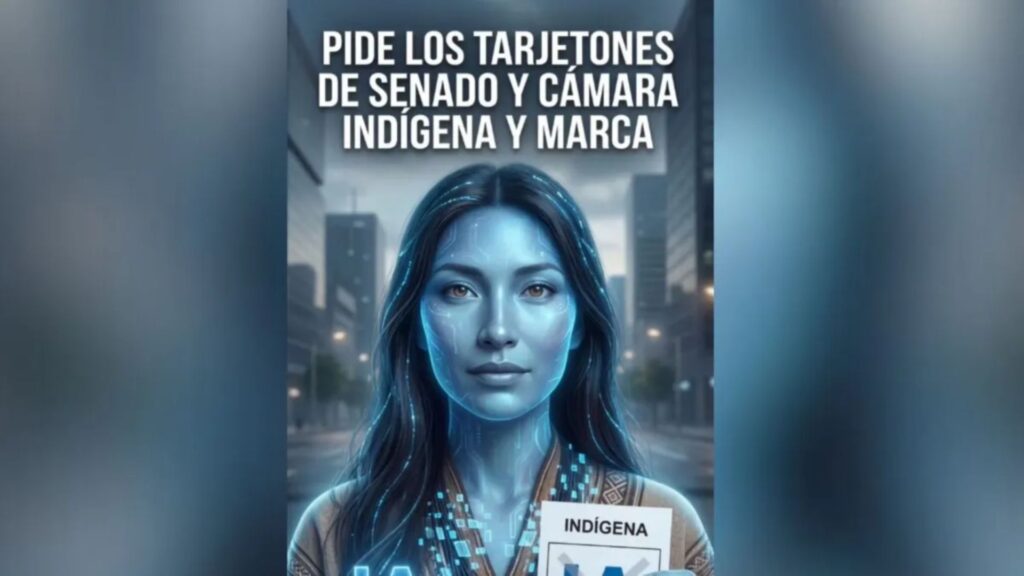 Candidata de IA disputa eleições na Colômbia