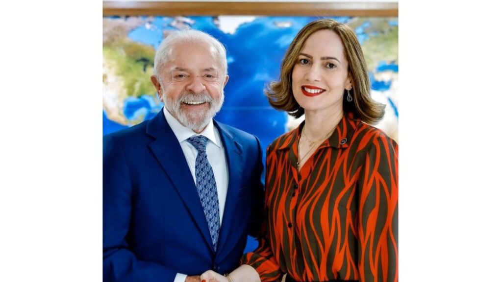 Servidora Ana Cristina Viana assume comando do INSS (Foto: Ricardo Stuckert/PR)