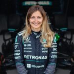 Doriane Pin se torna a primeira mulher a teste um carro de Fórmula 1 da Mercedes