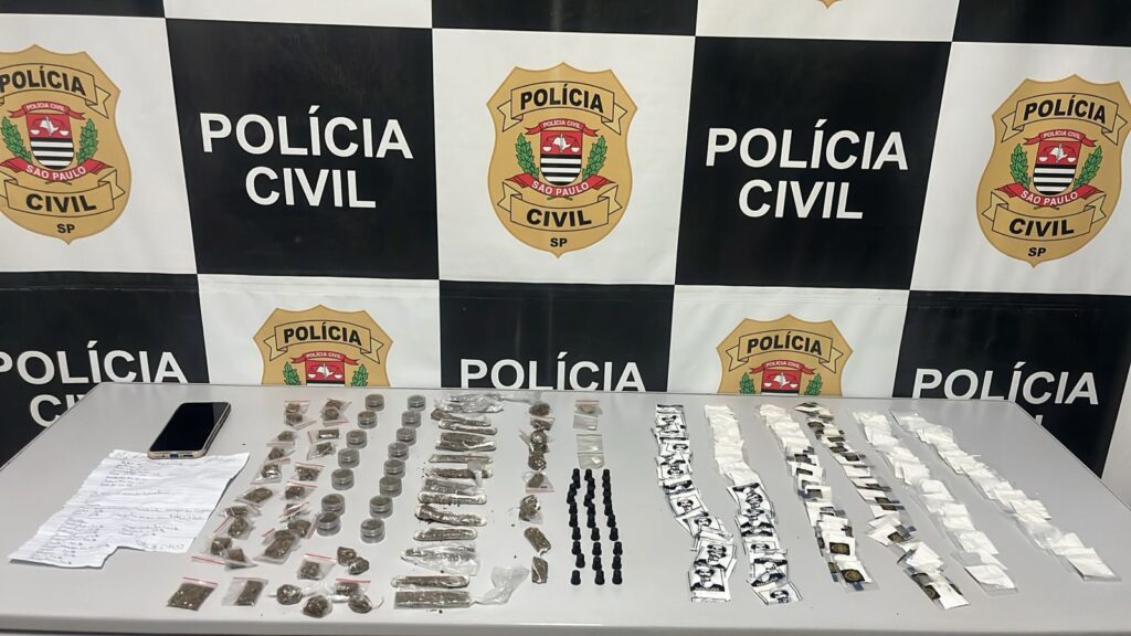 Polícia Civil prende suspeito de tráfico de drogas em São Roque