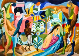 Onã: exposição inédita coloca a arte negra no centro da cena cultural de Sorocaba (Foto: Diego Dedablio - das obras originais de Diego Dedablio)