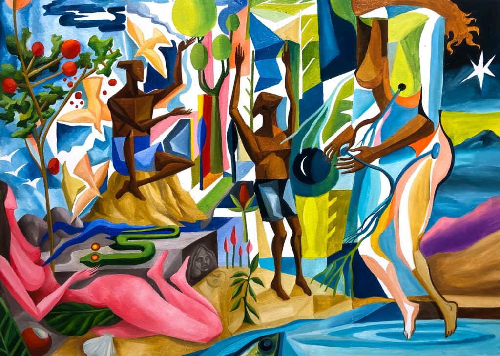Onã: exposição inédita coloca a arte negra no centro da cena cultural de Sorocaba (Foto: Diego Dedablio - das obras originais de Diego Dedablio)