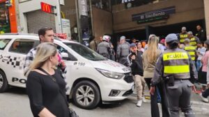 Seis pessoas ficam feridas durante tiroteio na estação São Bento do Metrô de São Paulo