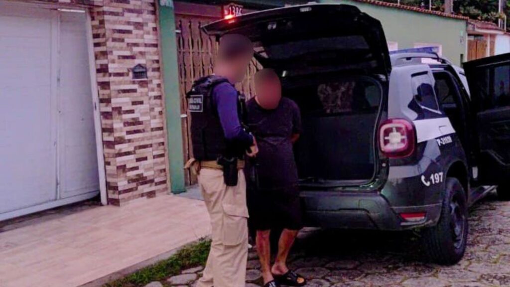 Suspeito de aplicar golpes bancários é preso no litoral de São Paulo (Divulgação)