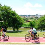 ciclista comenta que o veículo promove saúde, mobilidade e qualidade de vida
