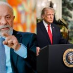 Lula e Trump se cumprimentam durante encontros na cúpula do G7, na França (Fotos: Ricardo Stuckert/PR - White House)